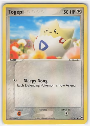 Togepi — Hidden Legends · #78 · Englisch, Vorderseite