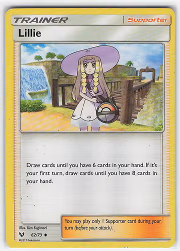 Lillie — Shining Legends · #62 · Englisch, Vorderseite