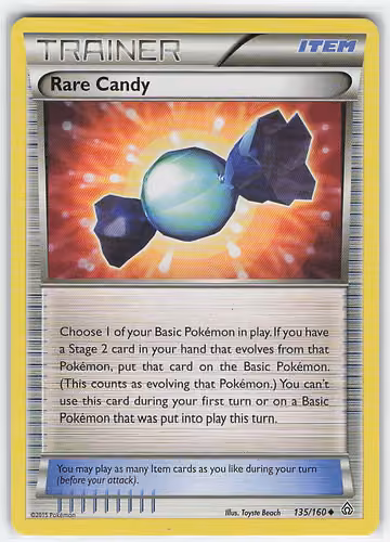 Rare Candy — Primal Clash · #135 · Englisch, Vorderseite