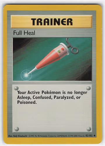 Full Heal — Base Set · #82 · Englisch, Vorderseite