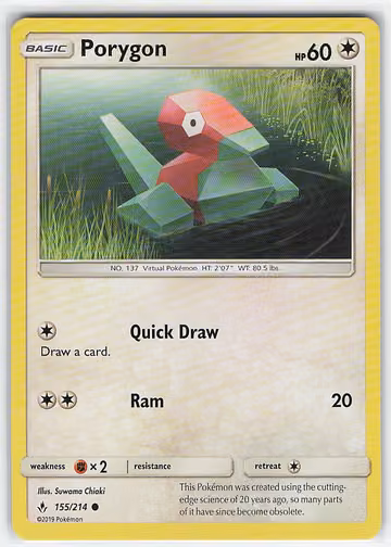 Porygon — Unbroken Bonds · #155 · Englisch, Vorderseite