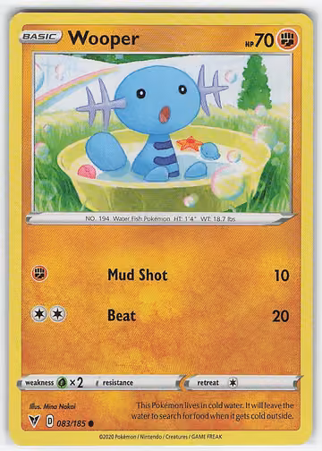 Wooper — Vivid Voltage · #83 · Englisch, Vorderseite