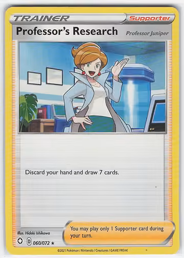 Professor's Research — Shining Fates · #60 · Englisch, Vorderseite