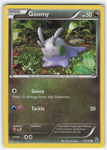 Goomy — Flashfire · #72 · Englisch, Vorderseite