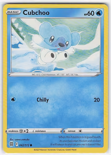 Cubchoo — Brilliant Stars · #42 · Englisch, Vorderseite