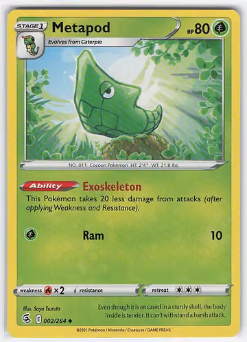 Metapod — Fusion Strike · #2 · Englisch, Vorderseite