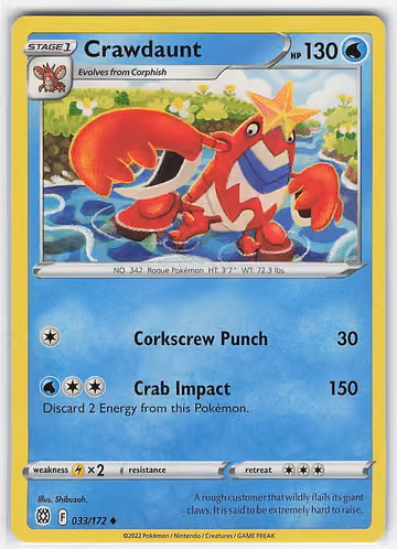 Crawdaunt — Brilliant Stars · #33 · Englisch, Vorderseite