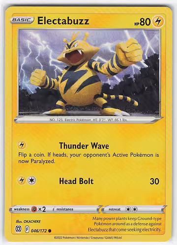 Electabuzz — Brilliant Stars · #46 · Englisch, Vorderseite