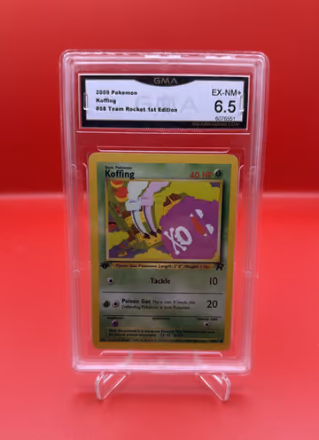 Koffing — Team Rocket · #58 · Englisch, Vorderseite