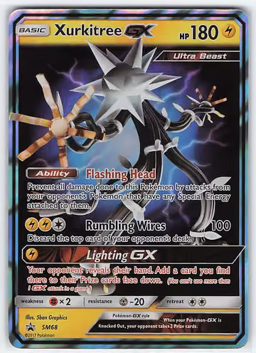 Xurkitree-GX — Sun & Moon Promos · #SM68 · Englisch, Vorderseite