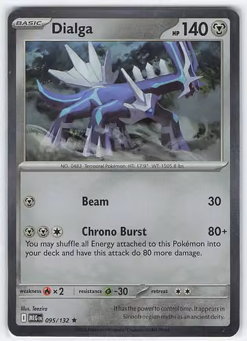 Dialga — Mega Evolution · #95 · Englisch, Vorderseite