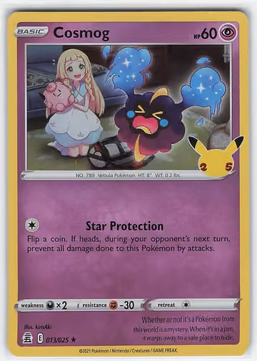 Cosmog — Celebrations · #13 · Englisch, Vorderseite