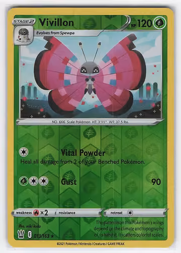 Vivillon — Battle Styles · #13 · Englisch, Vorderseite