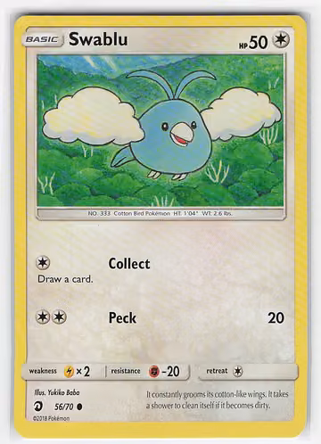 Swablu — Dragon Majesty · #56 · Englisch, Vorderseite