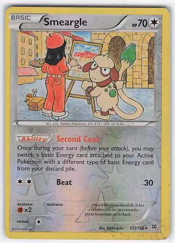 Smeargle — BREAKthrough · #123 · Englisch, Vorderseite