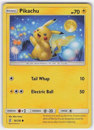 Pikachu — Unified Minds · #56 · Englisch, Vorderseite