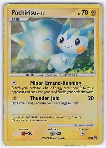 Pachirisu — DP Black Star Promos · #DP04 · Englisch, Vorderseite