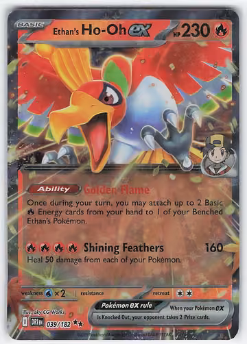 Ethan's Ho-Oh ex — Destined Rivals · #39 · Englisch, Vorderseite