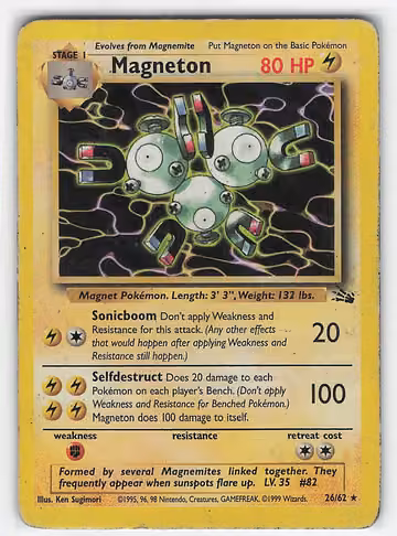 Magneton — Fossil · #26 · Englisch, Vorderseite
