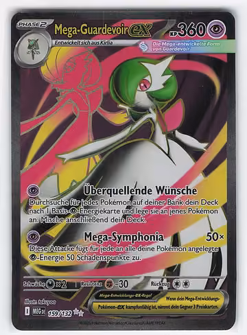 Mega Gardevoir ex — Mega Evolution · #159 · Deutsch, Vorderseite