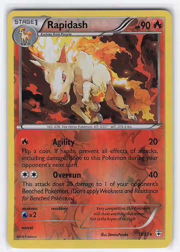 Rapidash — Generations · #15 · Englisch, Vorderseite