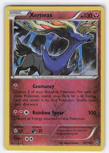 Xerneas — Steam Siege · #81 · Englisch, Vorderseite