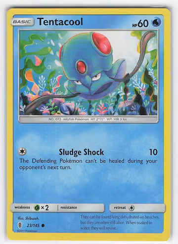 Tentacool — Guardians Rising · #23 · Englisch, Vorderseite