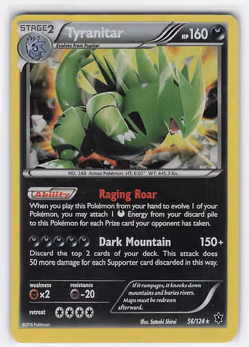 Tyranitar — Fates Collide · #56 · Englisch, Vorderseite