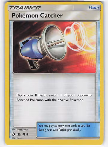 Pokemon Catcher — Sun & Moon · #126 · Englisch, Vorderseite