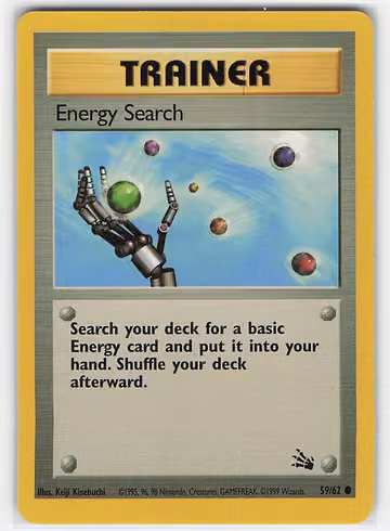 Energy Search — Fossil · #59 · Englisch, Vorderseite