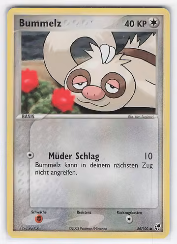 Bummelz — Sandstorm · #80 · Deutsch, Vorderseite