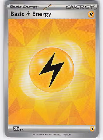 Basic — Scarlet & Violet Energy · #12 · Englisch, Vorderseite