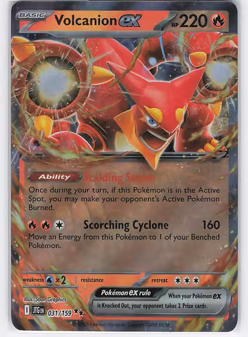 Volcanion ex — Journey Together · #31 · Englisch, Vorderseite