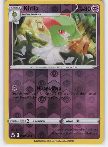 Kirlia — Chilling Reign · #60 · Englisch, Vorderseite