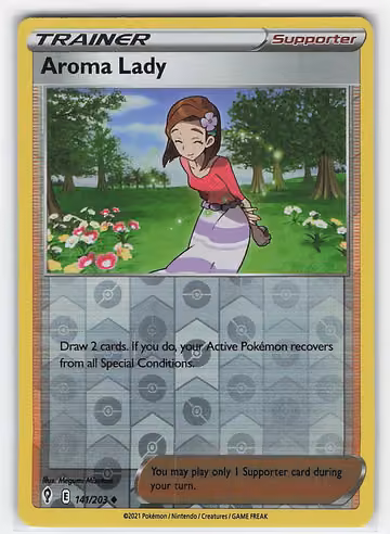 Aroma Lady — Evolving Skies · #141 · Englisch, Vorderseite