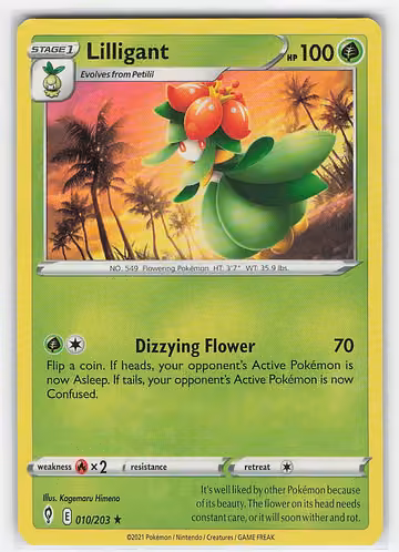 Lilligant — Evolving Skies · #10 · Englisch, Vorderseite