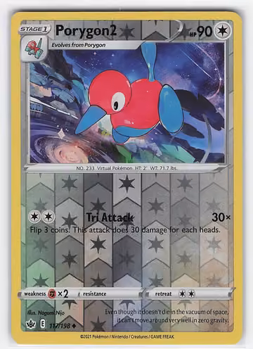 Porygon2 — Chilling Reign · #117 · Englisch, Vorderseite