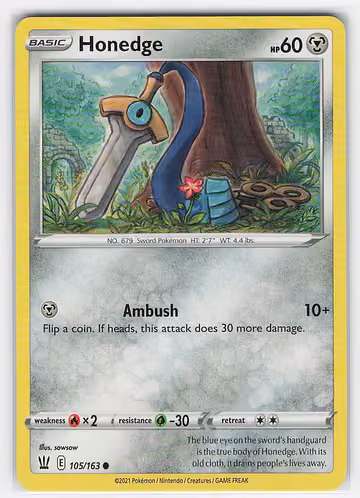 Honedge — Battle Styles · #105 · Englisch, Vorderseite