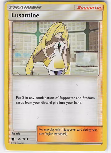 Lusamine — Crimson Invasion · #96 · Englisch, Vorderseite