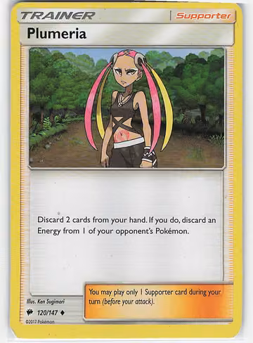 Plumeria — Burning Shadows · #120 · Englisch, Vorderseite