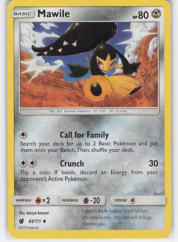 Mawile — Crimson Invasion · #64 · Englisch, Vorderseite