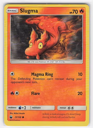 Slugma — Celestial Storm · #23 · Englisch, Vorderseite