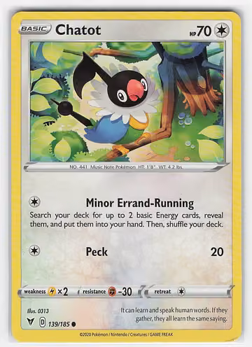 Chatot — Vivid Voltage · #139 · Englisch, Vorderseite