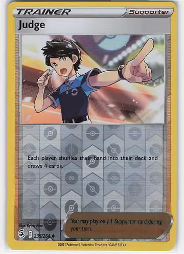 Judge — Fusion Strike · #235 · Englisch, Vorderseite
