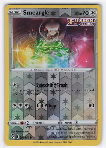 Smeargle — Fusion Strike · #209 · Englisch, Vorderseite
