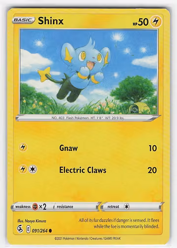 Shinx — Fusion Strike · #91 · Englisch, Vorderseite