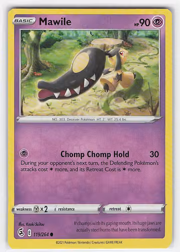 Mawile — Fusion Strike · #119 · Englisch, Vorderseite