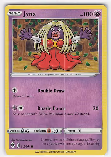 Jynx — Fusion Strike · #112 · Englisch, Vorderseite