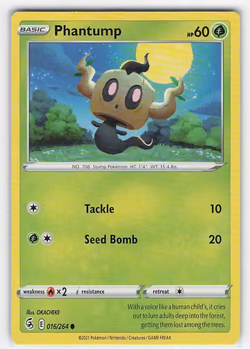 Phantump — Trick or Trade 2022 · #16 · Englisch, Vorderseite