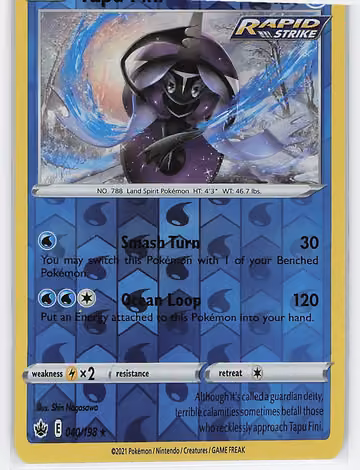 Tapu Fini — Chilling Reign · #40 · Englisch, Vorderseite